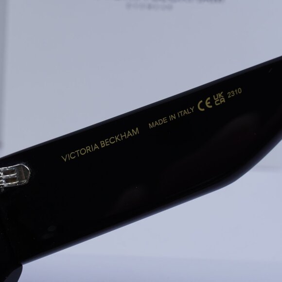 Victoria Beckham VB654S 001 Oval Sunglasses – Black/Grey - Picture 7 of 10